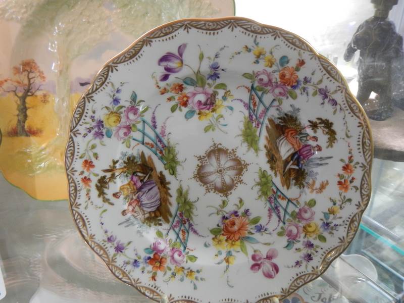 Four assorted plates including three Royal Doulton. - Image 4 of 5