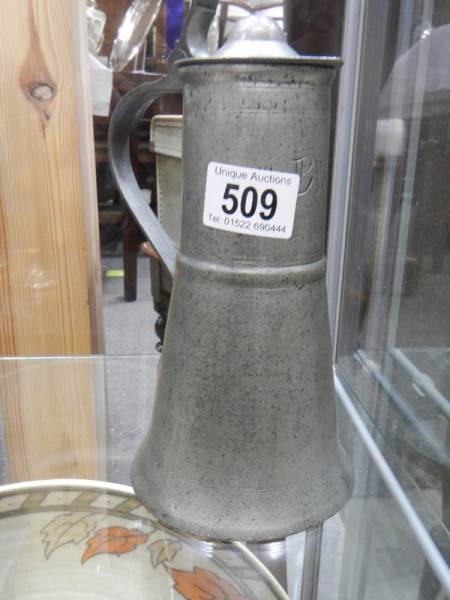 An old pewter jug.