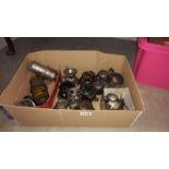 A quantity of carbide lamp spares etc.