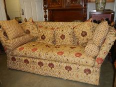 A suberb quality knoll end sofa with cushions., COLLECT ONLY.