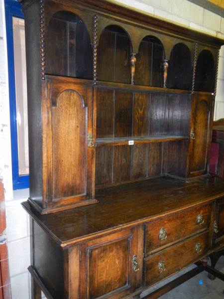 An early 20th century oak dresser. - Image 2 of 2