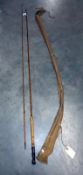 The Trossach rod company 'Scott' 2 piece, 10 foot cane rod