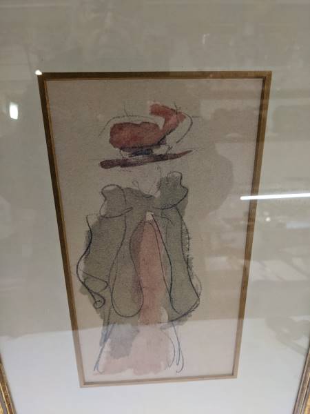 A pair of framed and glazed fashion studies. - Image 3 of 3