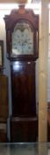 A Victorian mahogany grandfather long case 8 day clock by Claire Manchester