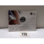 An uncirculated Timeless first George and the dragon 2013 UK £20 fine silver coin.