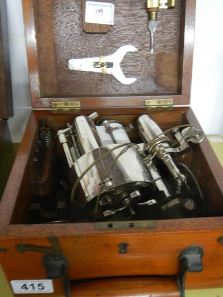 Steam Indicator with recording drum and accessories by McInnes-Dobbie in fitted box. - Image 2 of 3