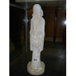 A large Alabaster Chinese figure.