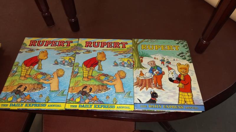 A good collection of 9 Rupert Annuals dating from 1969-1979 ( all in very good or better condition) - Image 3 of 4