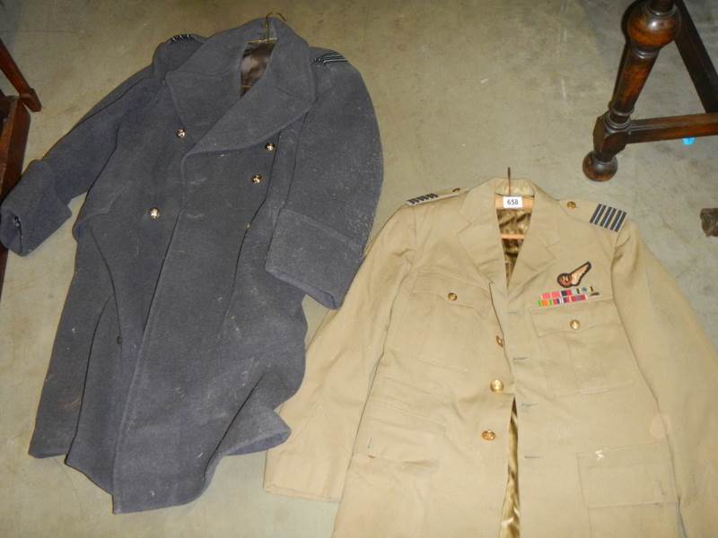 Two military jackets.