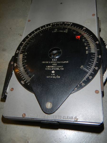 1930s Course and Speed Calculator Mk II for aircraft navigation. Made by H Hughes and Sons Ltd - Image 3 of 3