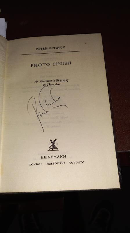 4 Signed books by actors / singers including Bud Flanagan My Early Life, Gracie Fields, Peter - Image 2 of 8