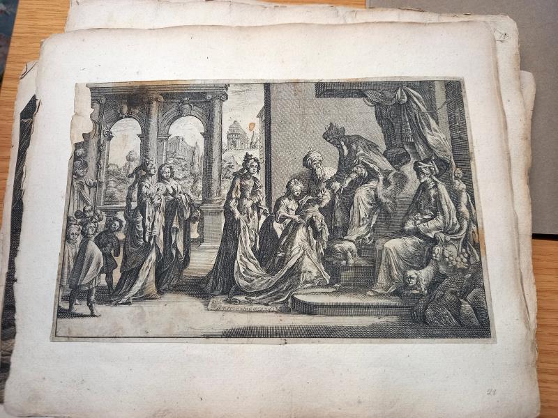 A portfolio containing 18th & 19th century engravings - Image 4 of 14