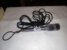 A vintage Ross RE-345 dynamic microphone