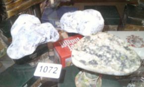 3 geology rock samples