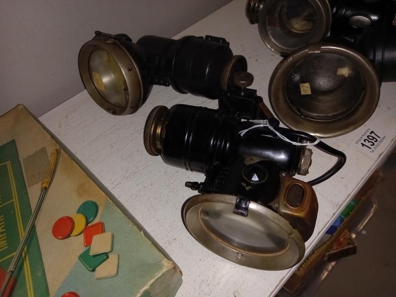 4 early 20th century carbide lamps - Image 2 of 3