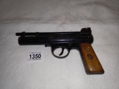 An old air pistol.