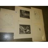 Pablo Picasso (1881-1973) Collection of 6 x prints mainly nudes circa 1956 Vollard suite.