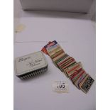 Fifty vintage mixed razor blades.