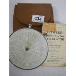 The Fowler 'Magnum' long scale calculator.