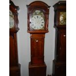 A good 8 day painted dial Long case clock, in working order.