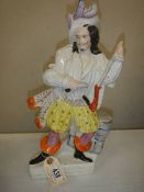 A 19th century Staffordshire figure, 'Will Watch Pirate'.