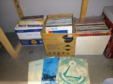 3 boxes of good records including The Who, Ground Hogs, Hendrix, Zepplin & Ian Dury etc. (COLLECT