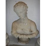 A female bust.