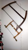 Two wood working frame saws, (COLLECT ONLY)