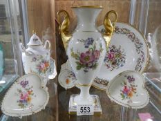 A mixed lot of porcelain including Crown Derby.