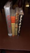 4 signed Hollywood related / legends books including Douglas Fairbanks, Lillian Gish, Peral Bailey