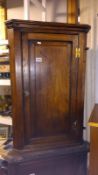 A Victorian oak corner cupboard COLLECT ONLY.