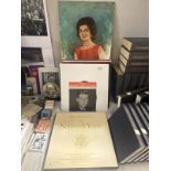 A quantity of LP's relating to JFK & Jackie O