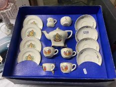 A rare boxed Royal couldron Corona 15 piece, 1953 Coronation tea set