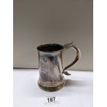 An early silver tankard in good in condition.