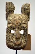 An African Dogon Tara tribal mask ex Paris collection 29cm tall