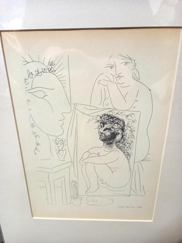 Pablo Picasso (1881-1973) Collection of 6 x prints mainly nudes circa 1956 Vollard suite. - Image 7 of 11