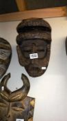 An African tribal mask (head banded)