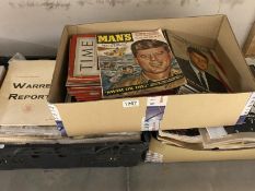A good quantity of JFK Kennedy related magazines & newspapers etc. (4 boxes)