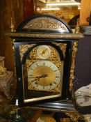 An Victorian eight day ormolu mounted bracket clock.
