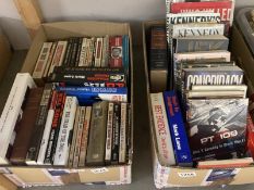 2 boxes of books on JFK Kennedy etc.