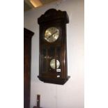 An Edwardian wall clock, COLLECT ONLY.