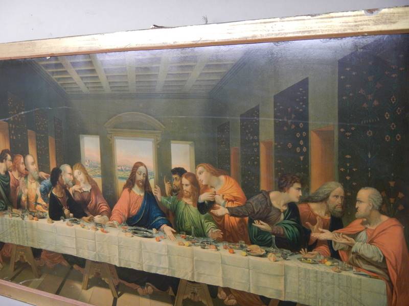 A framed print of The Last Supper. - Image 4 of 4