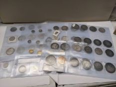 A varied collection of restrike 17th century onwards coins including copy sovereigns.