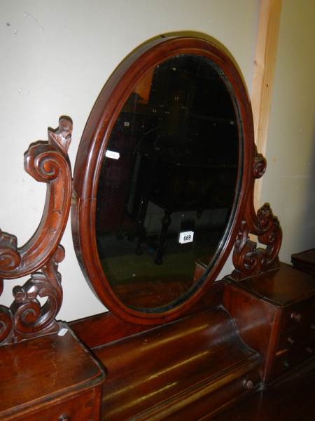 A Victorian mahogany Duchy dressing table. - Image 2 of 2
