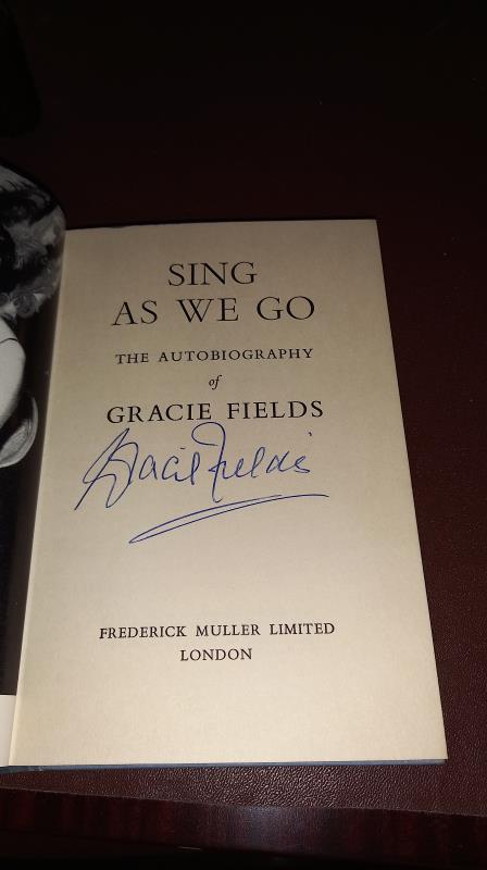 4 Signed books by actors / singers including Bud Flanagan My Early Life, Gracie Fields, Peter - Image 5 of 8