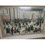 Laurence Stephen Lowry (1887-1976) Lithograph in colours on wove paper entitled ‘Punch & Judy’