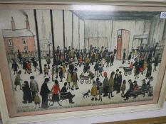 Laurence Stephen Lowry (1887-1976) Lithograph in colours on wove paper entitled ‘Punch & Judy’