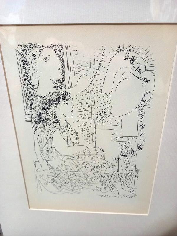 Pablo Picasso (1881-1973) Collection of 6 x prints mainly nudes circa 1956 Vollard suite. - Image 8 of 11
