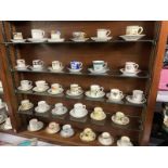 A good collection of early 20th century coffee/tea cups & saucers