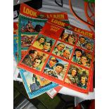 A quantity of Look and Learn magazines.